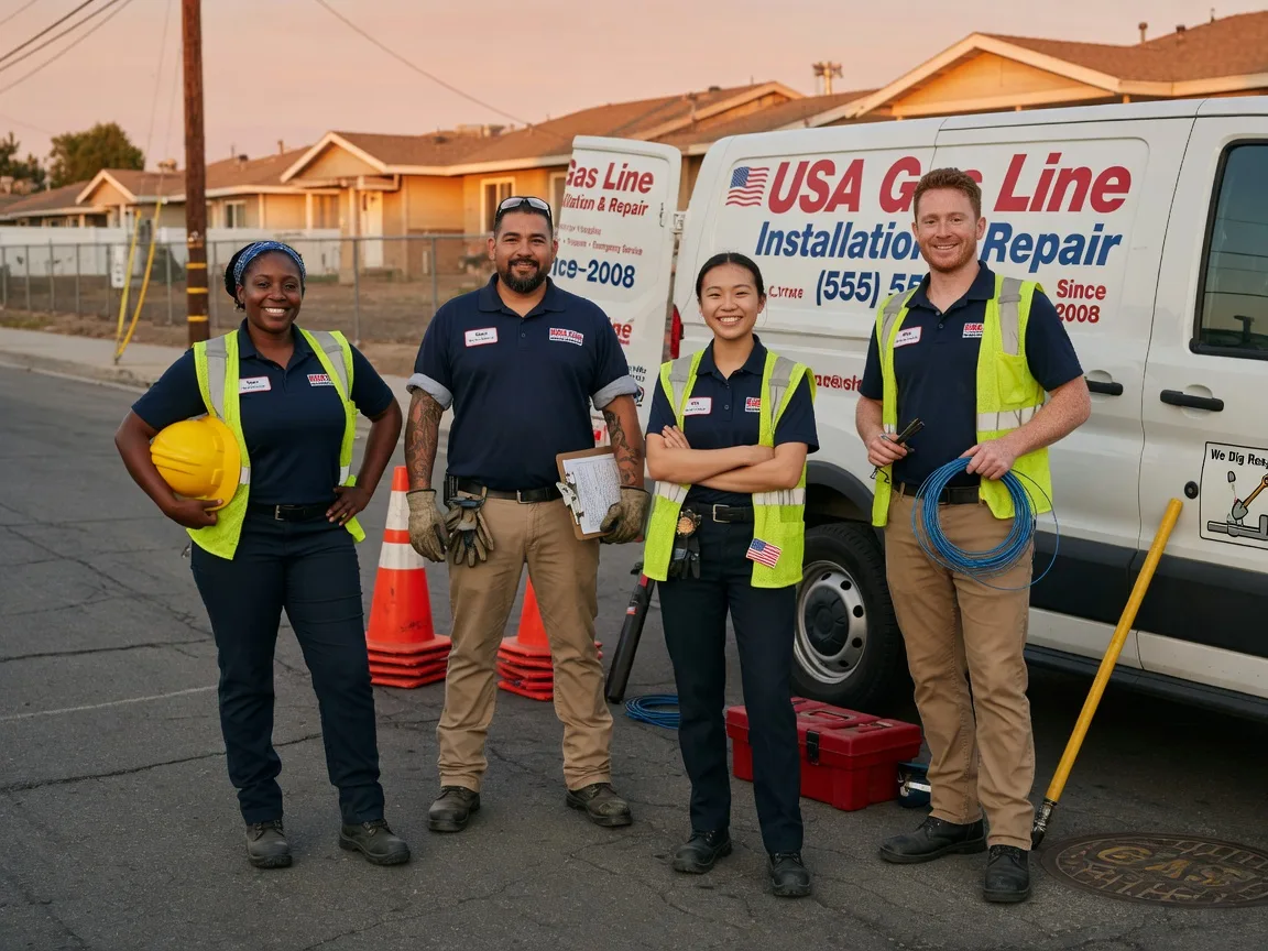Gas Line Installation company in Mcville, ND